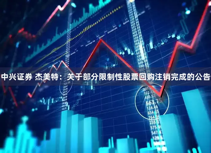 中兴证券 杰美特：关于部分限制性股票回购注销完成的公告