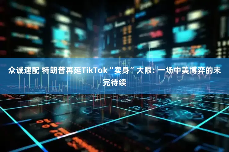 众诚速配 特朗普再延TikTok“卖身”大限: 一场中美博弈的未完待续